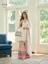 7077 And 7089 By Alizeh Georgette Sharara Suits Wholesalers In Surat
